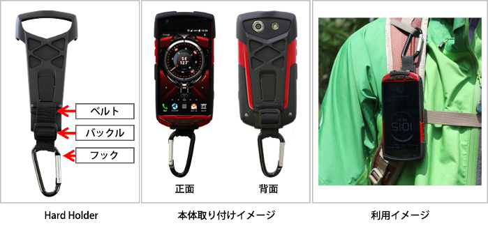 写真:Hard Holder(別売)