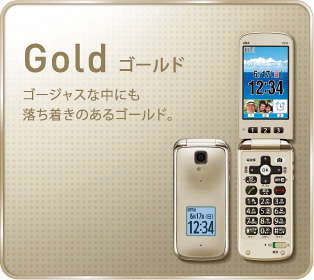 写真:Gold ゴールド ゴージャスな中にも落ち着きのあるゴールド。