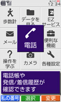 画面:アイコンタイプ(かんたんモード)
