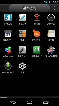 画面:基本機能