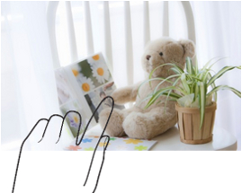 写真:タッチ撮影