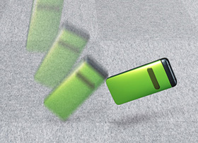 写真:落下に強く壊れにくい