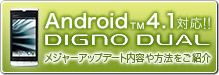 バナー：Android™4.1対応!!