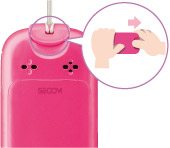 図:スライドスイッチ式防犯ブザー