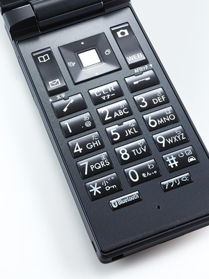 写真:操作性に配慮した押しやすいキー