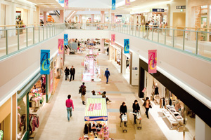 写真:ショッピングモール