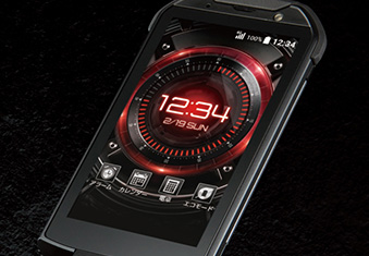 写真:約3.4 インチ ディスプレイ