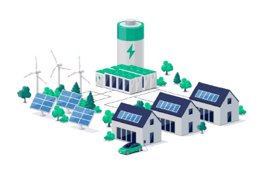 みんなで作る発電所「家庭用蓄電池Enerezza®を使用したVPPシステム