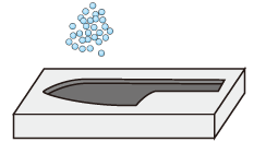 図：ファインセラミック製ナイフの作り方