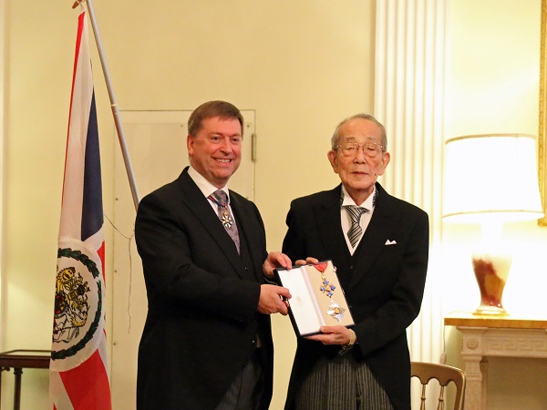 京セラ㈱ 名誉会長 稲盛和夫が英国より名誉大英勲章KBEを受章