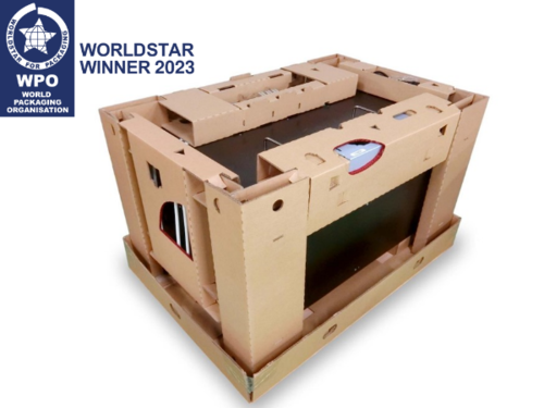 インクジェットプリンター周辺機器の包装材が、WORLDSTAR 2023を受賞