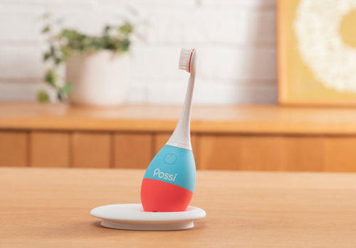 ブラシを歯に当てると音楽が聴こえる仕上げ磨き専用ハブラシ「Possi（ポッシ）」