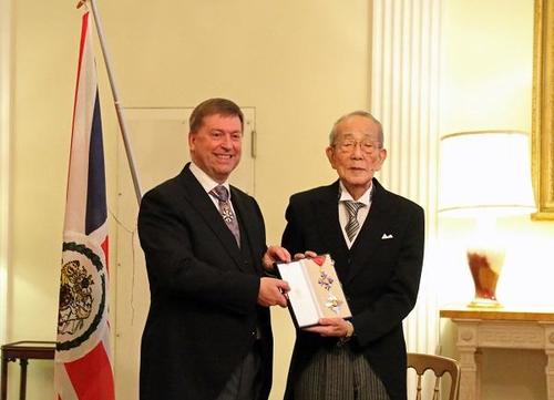 京セラ㈱ 名誉会長 稲盛和夫が英国より名誉大英勲章KBEを受章
