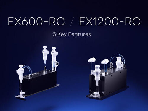 製品紹介動画：インクジェットプリントヘッド EX1200-RC、EX600-RC (YouTube)