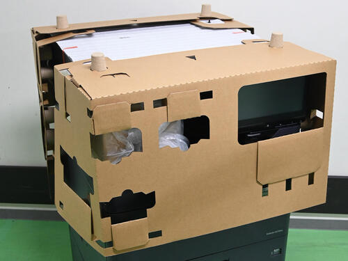 精密機械を守るエコな新緩衝材