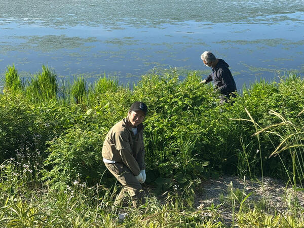 地域と共に美しい湖畔に