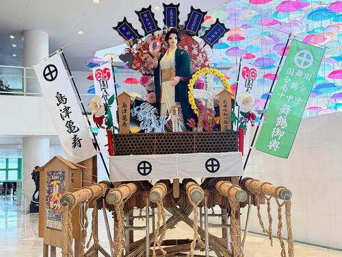 毎年恒例！ おみこし展示