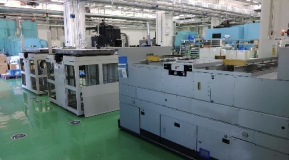 自動化・IoT化を備えたモデルラインの一部