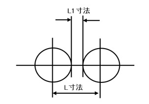 穴ピッチについて