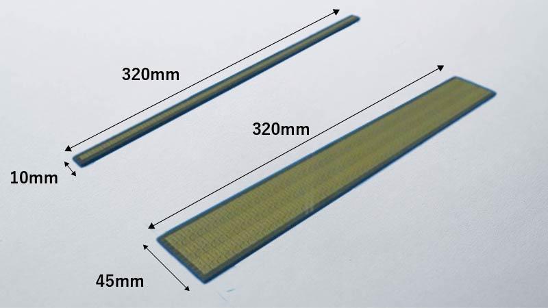 長尺の基板も製造可能