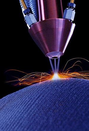 Blue GaN laser for industrial use
