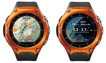 写真：Smart Outdoor Watch WSD-F10連携