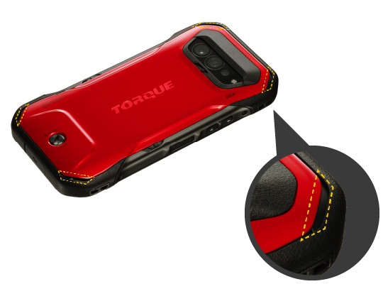 画像：泥水を外部へ排出する「スリット構造」