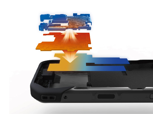 イメージ画像：放熱性能向上