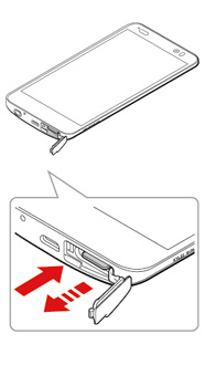 画像：microSD™メモリカードスロット