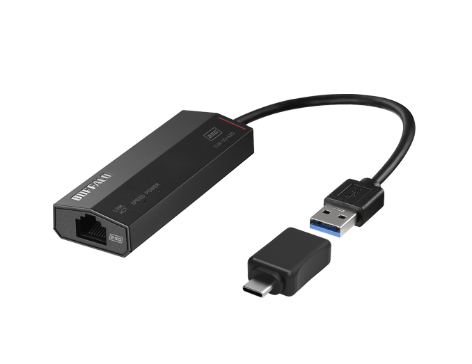 USB C⇔Ethernet変換ケーブル ELECOM EDC-GUC3P-B