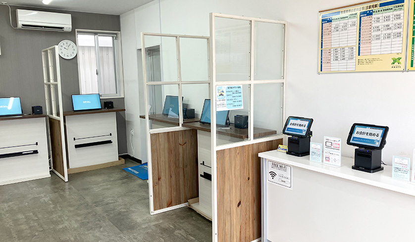 CPT-100が設置されている宮古島レンタカー