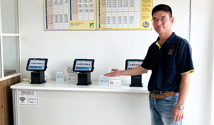 CPT-100を紹介する宮古島レンタカーの下地様