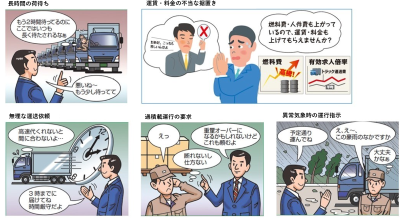 荷主・元請事業者の監視を強化する取り組み