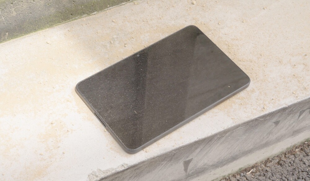 粉塵のある環境でのタブレット