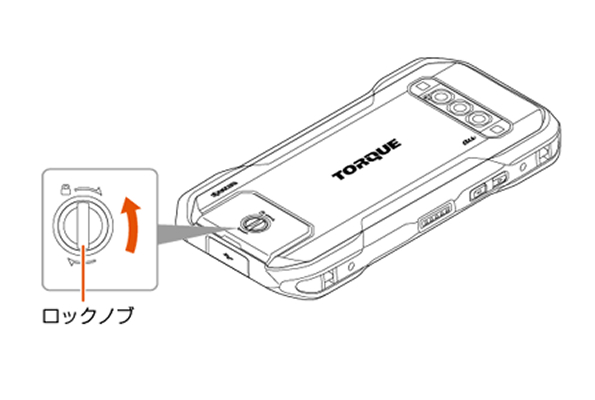 背面カバーを取り外す1