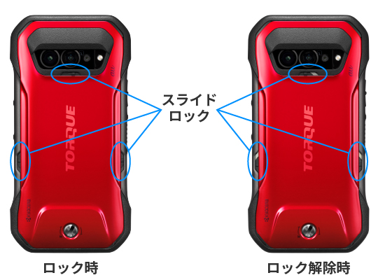 スライドロック位置