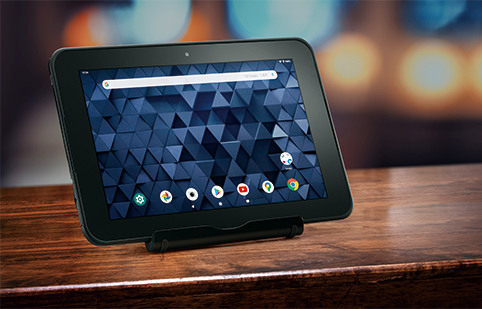 活用イメージ:より信頼性・安心感の高い「国内設計・国内生産」タブレット端末KC-T302DT/ZU