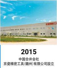 2015 中国合弁会社京瓷精密工具(贛州)有限公司設立