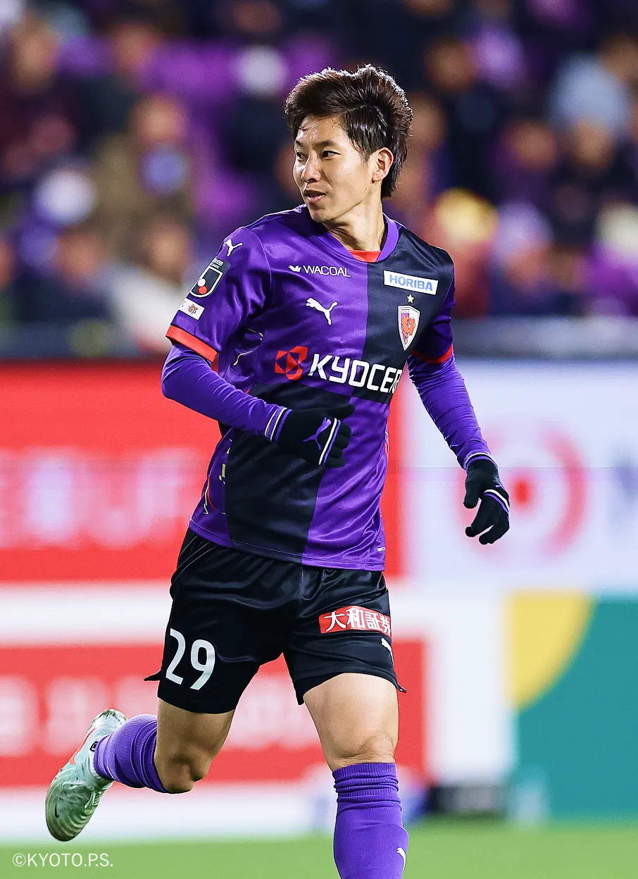 試合中の奥川雅也選手