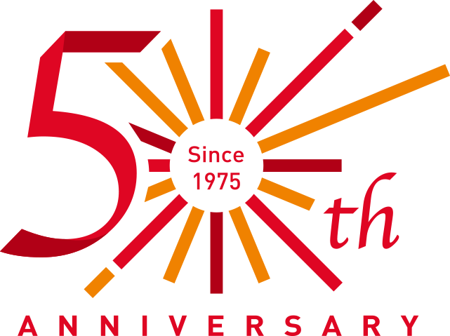 太陽電池研究・開発50周年ロゴ