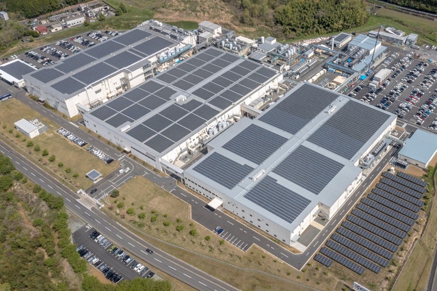 画像:山形東根工場(538kW)