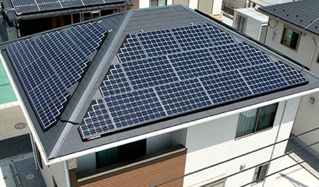画像：住宅用太陽光発電システム